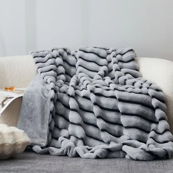 LUNARA™ | Cobija Premium Tipo Piel de Conejo