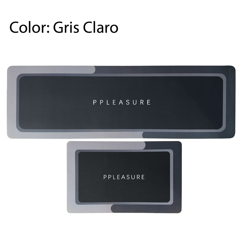 COMBO TAPETE ANTIDESLIZANTE ABSORBENTE COCINA  120x40 cm Y BAÑO 60x40 cm