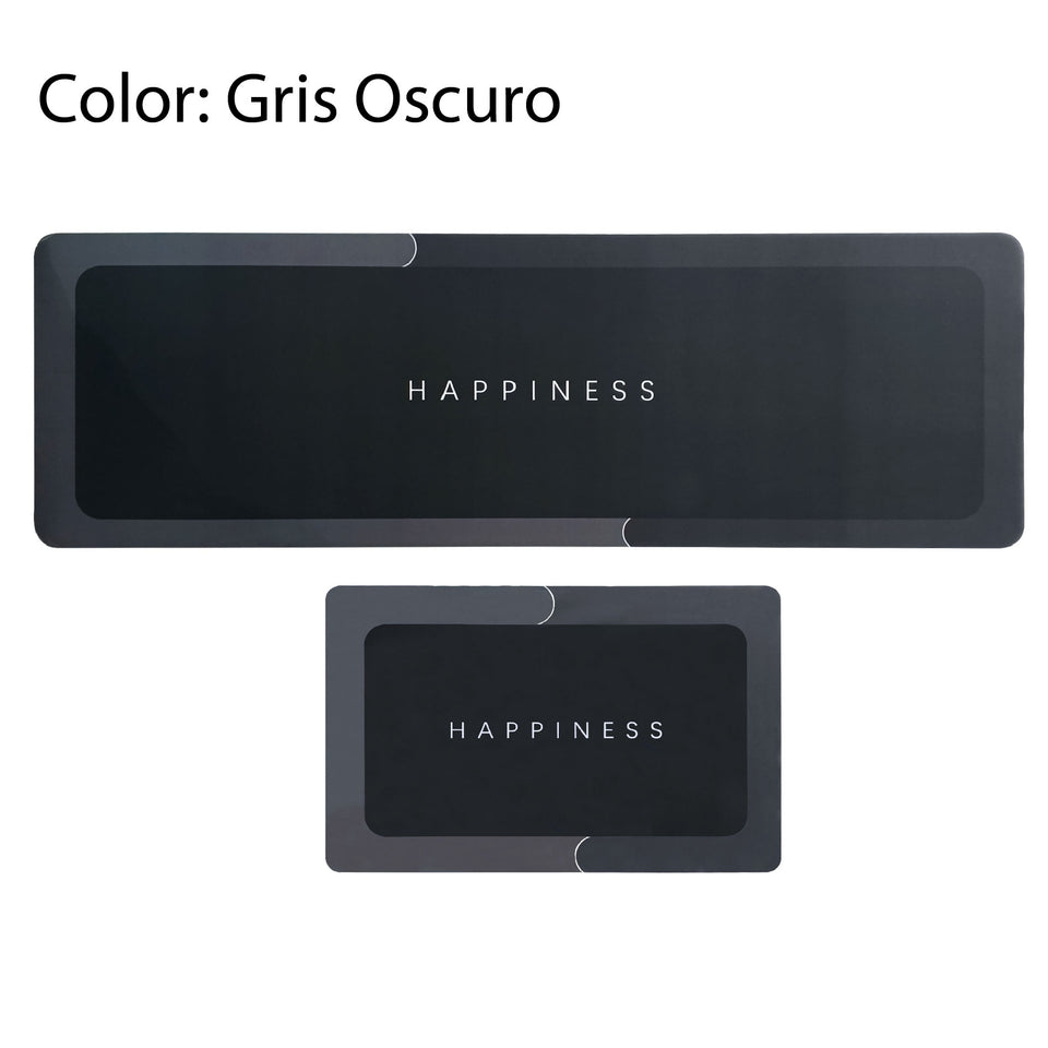 COMBO TAPETE ANTIDESLIZANTE ABSORBENTE COCINA  120x40 cm Y BAÑO 60x40 cm