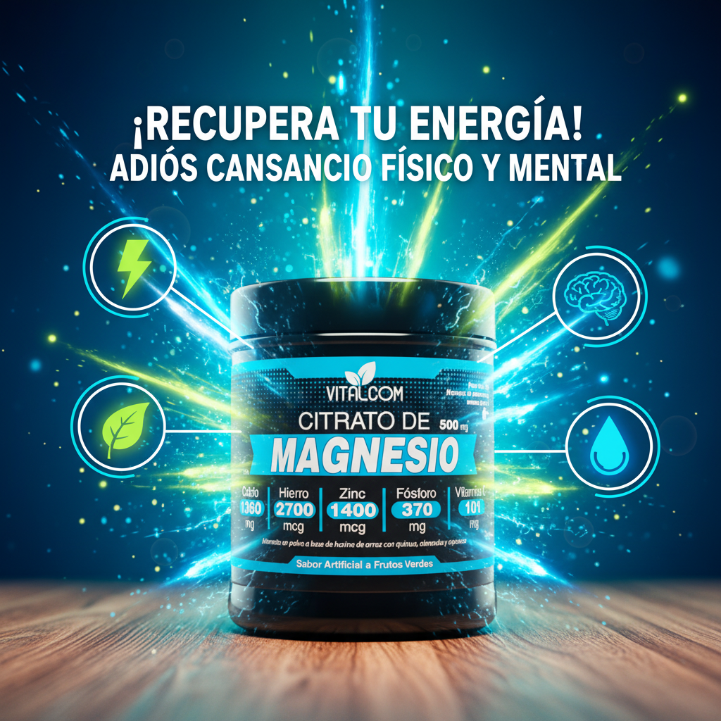 CITRATO DE MAGNESIO®- Energía al 100%