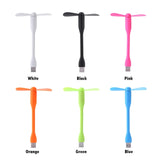 Mini Lampara Led + Ventilador Usb Flexible