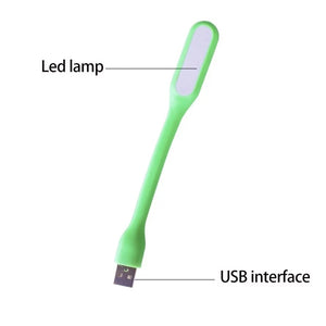 Mini Lampara Led + Ventilador Usb Flexible