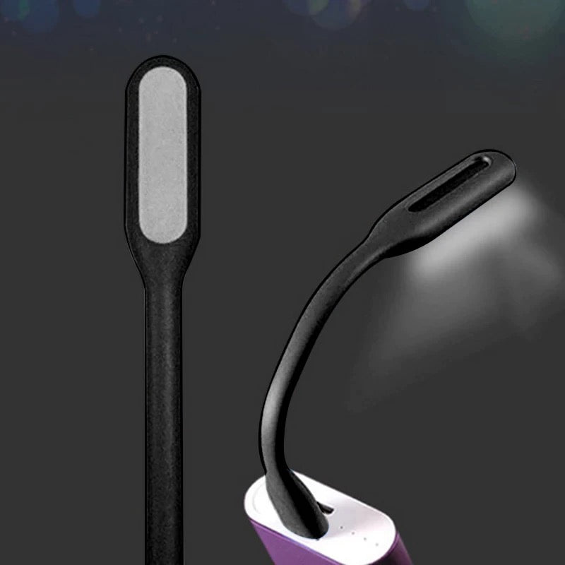 Mini Lampara Led + Ventilador Usb Flexible
