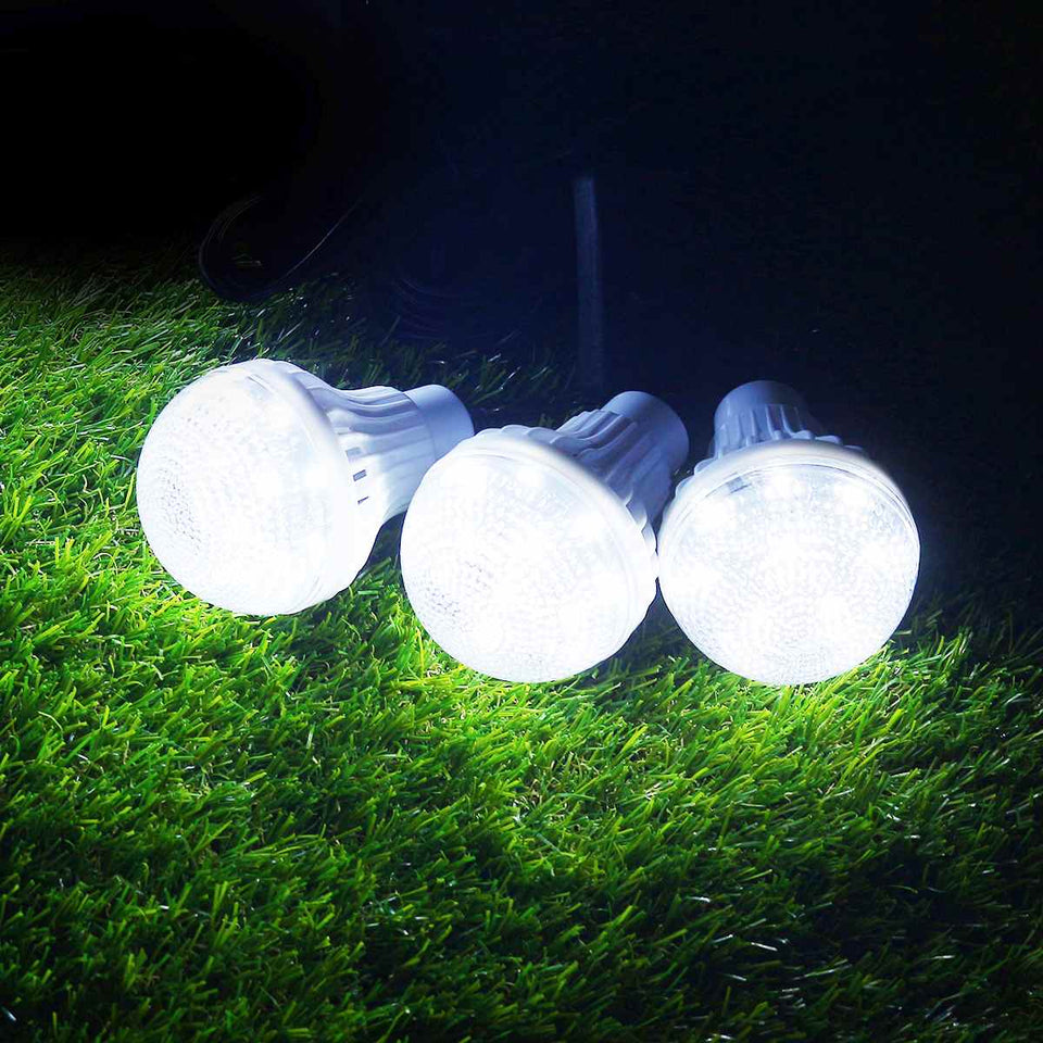 Kit Panel Solar con Bateria, linterna + 3 bombillas de luz LED