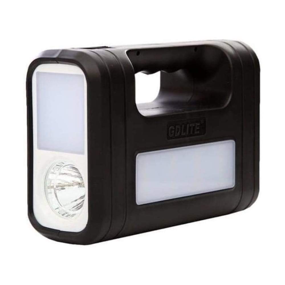Kit Panel Solar con Bateria, linterna + 3 bombillas de luz LED