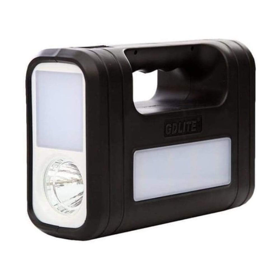 Kit Panel Solar con Bateria, linterna + 3 bombillas de luz LED