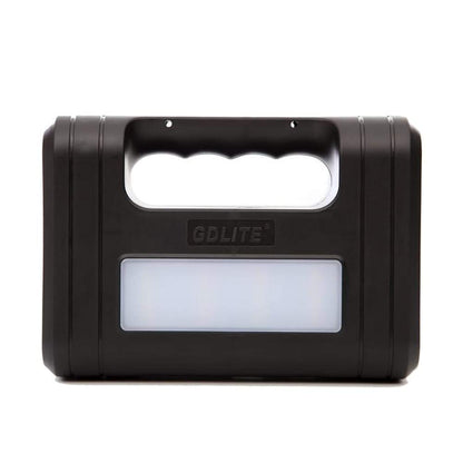 Kit Panel Solar con Bateria, linterna + 3 bombillas de luz LED
