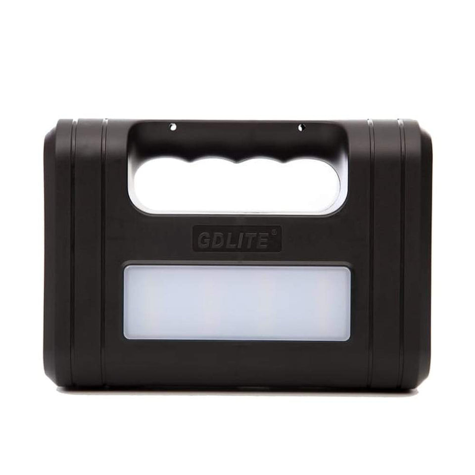 Kit Panel Solar con Bateria, linterna + 3 bombillas de luz LED