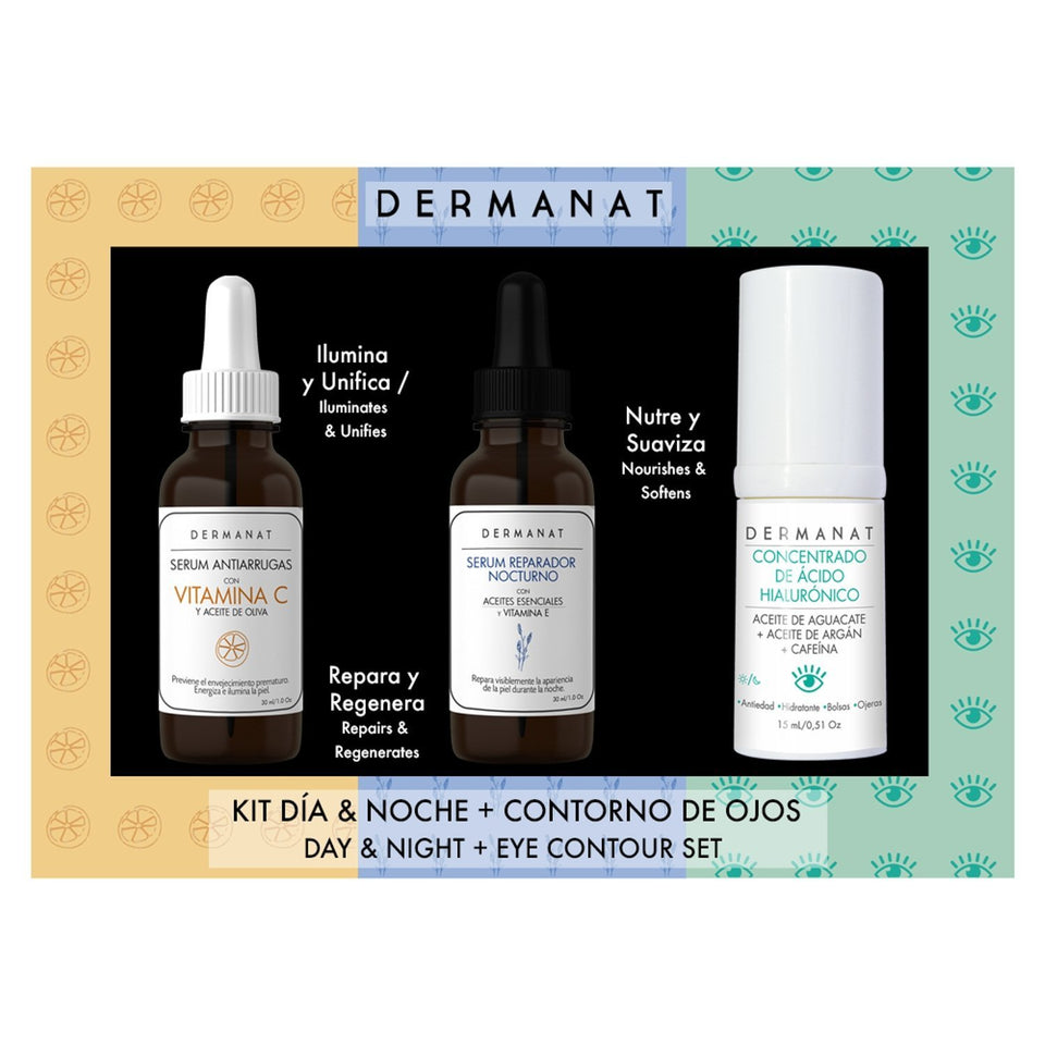 Kit Día Y Noche + Contorno De Ojos