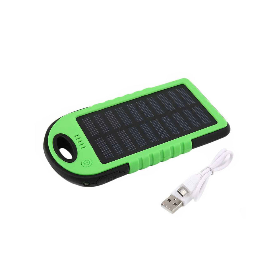 Cargador Portátil Panel Solar - Power Bank Solar 5000mAh