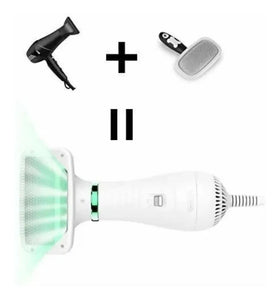 Secador De Pelo Peine Para Mascotas 2 En 1 Portátil