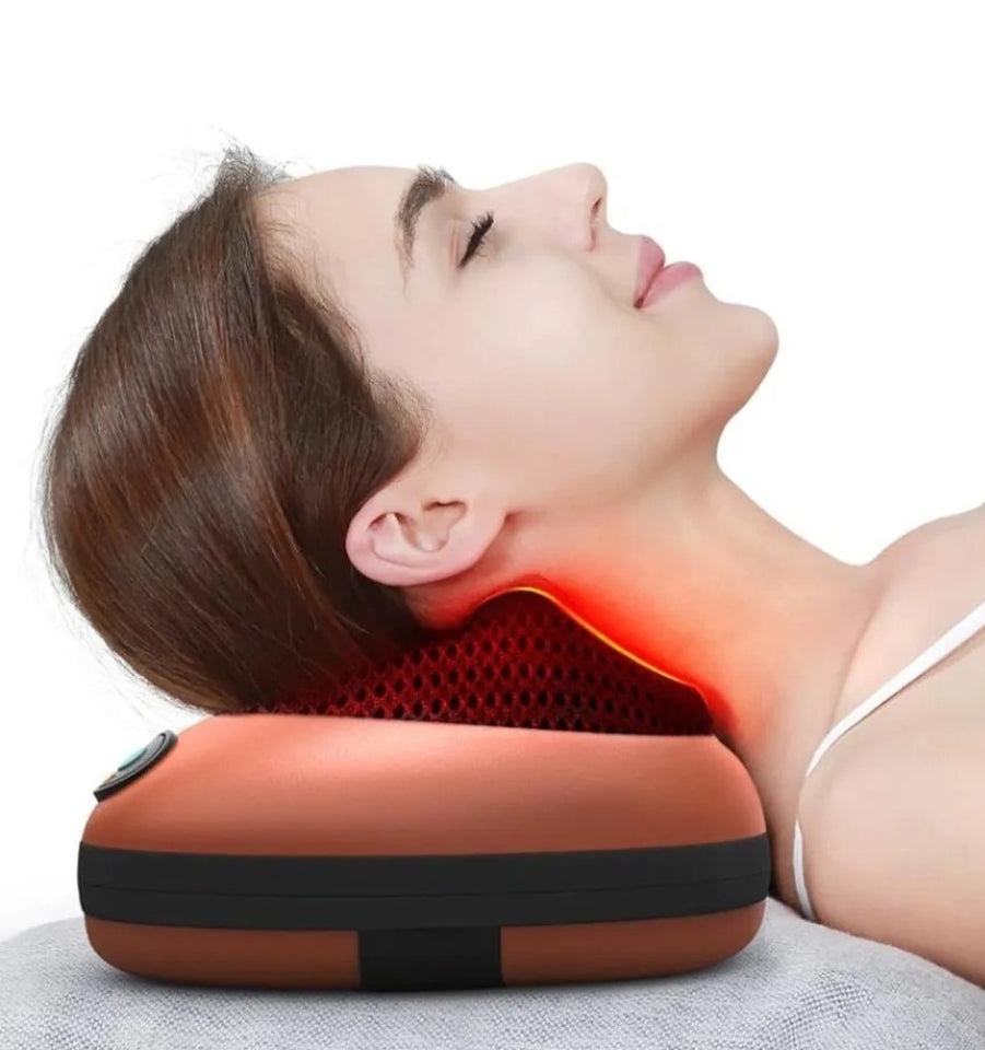 Almohada Masajeador Cuello Cervical Cojín Infrarrojo