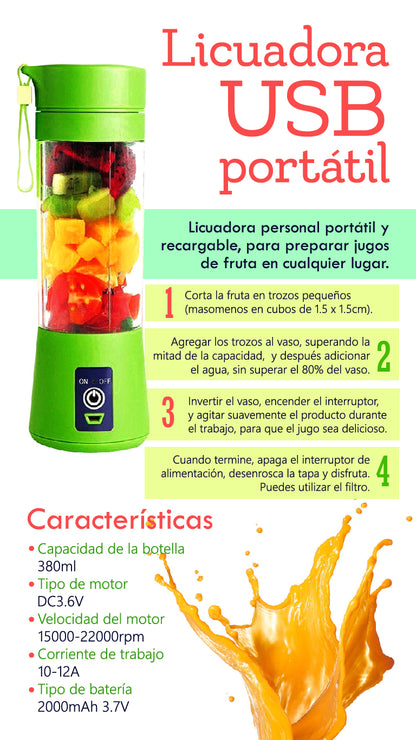 Licuadora Portátil 380ml